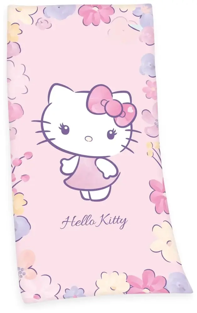 Hello Kitty Velours-Handtuch Hello Kitty 75 x 150 cm