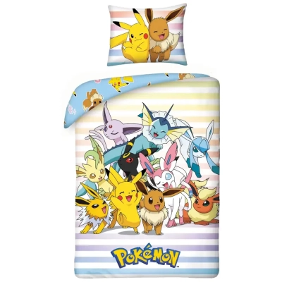 Pokémon Bettwäsche Pikachu, Evoli & Friends 135 x 200 cm / 80 x 80 cm