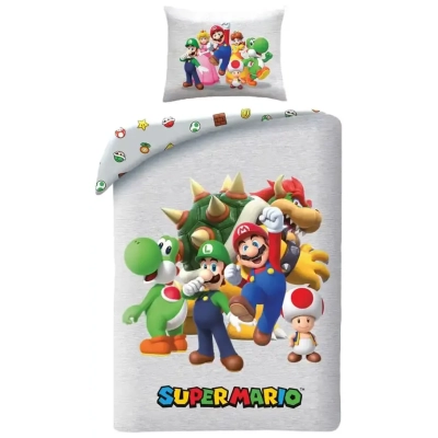Super Mario Bettwäsche Ver. 4 140 x 200 cm / 70 x 90 cm