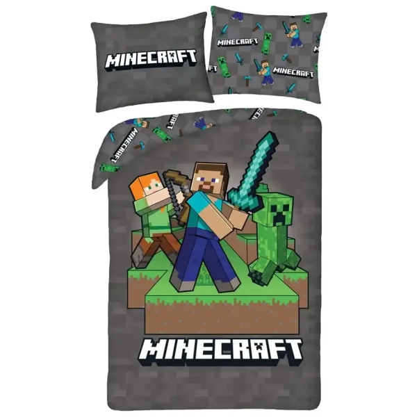 Minecraft Bettwäsche Ver. 4 140 x 200 cm / 70 x 90 cm