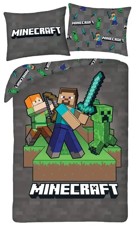Minecraft Bettwäsche Ver. 4 140 x 200 cm / 70 x 90 cm