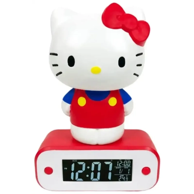 Hello Kitty Wecker mit Leuchtfunktion Hello Kitty 17 cm