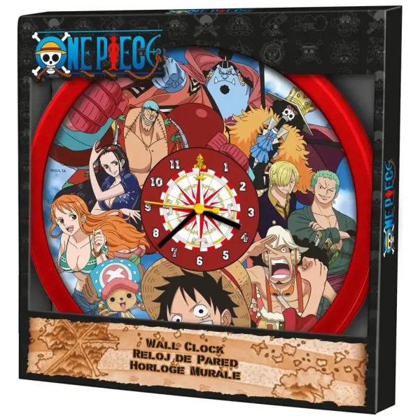 One Piece Wanduhr