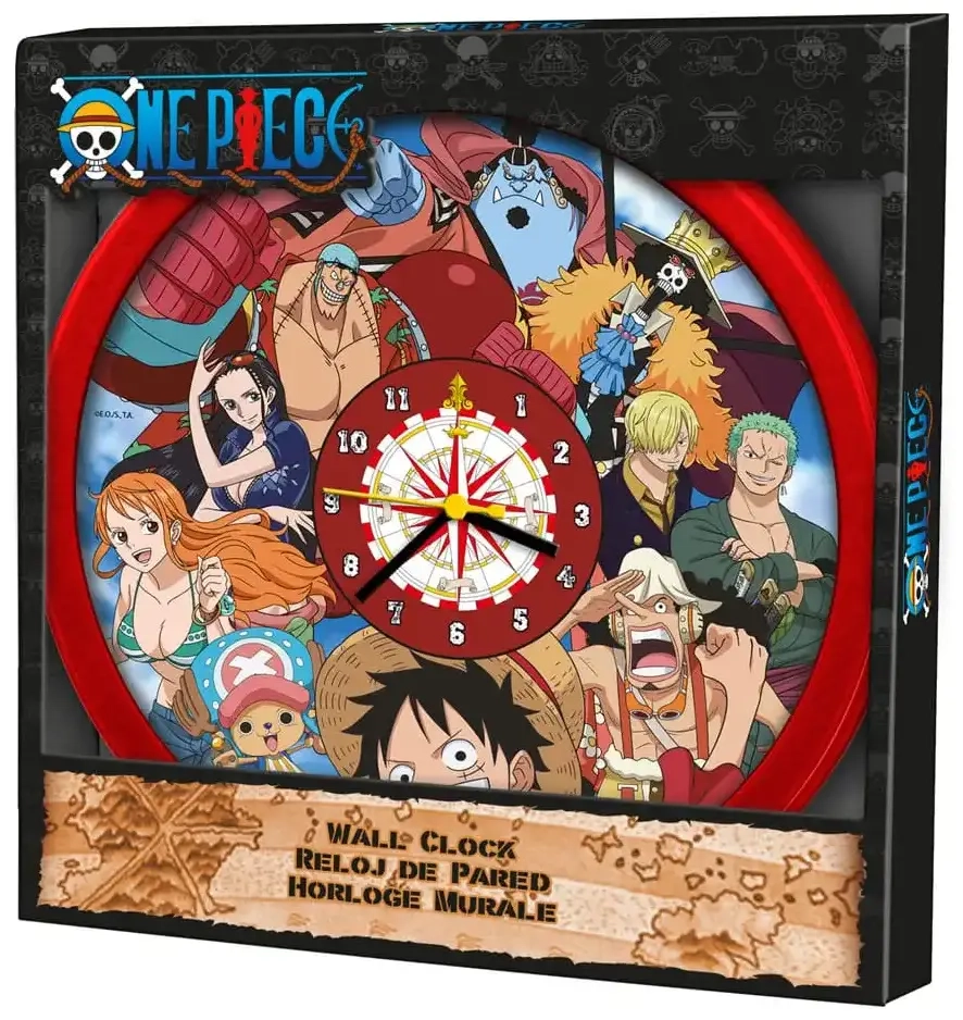 One Piece Wanduhr