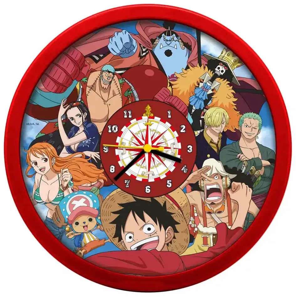 One Piece Wanduhr