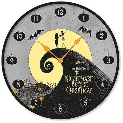 Nightmare Before Christmas Wanduhr Jack & Sally