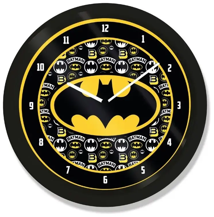 Batman Wanduhr Logo