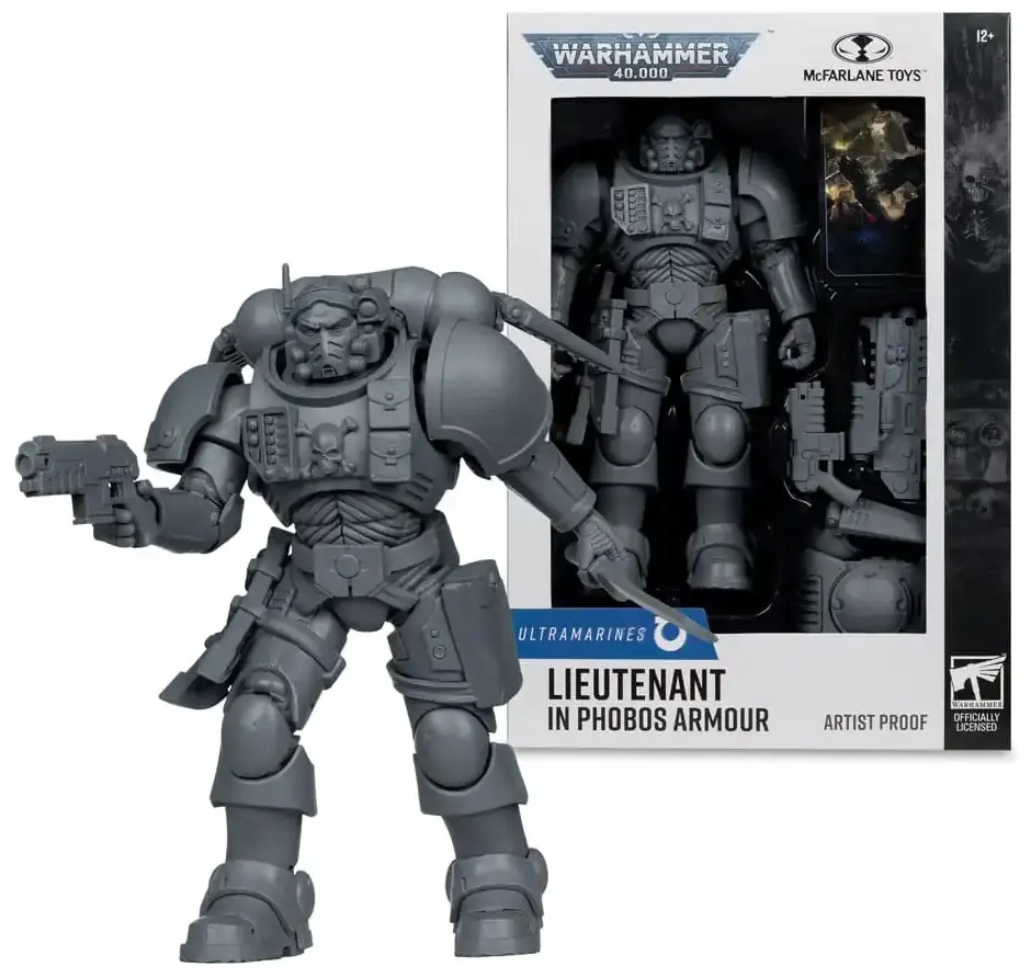Warhammer 40,000 Actionfigur Lieutenant in Phobos Armor (Ultramarines) (Artist Proof) 18 cm