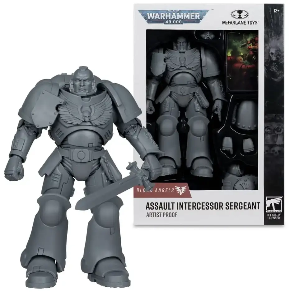 Warhammer 40,000 Actionfigur Assault Intercessor Sergeant (Blood Angel) (Artist Proof) 18 cm