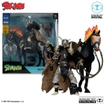 Spawn Actionfigur Bloodaxe mit Pferd (Spawn: The Dark Ages) (Gold Label) 18 cm