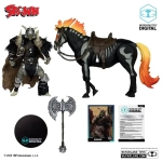 Spawn Actionfigur Bloodaxe mit Pferd (Spawn: The Dark Ages) (Gold Label) 18 cm