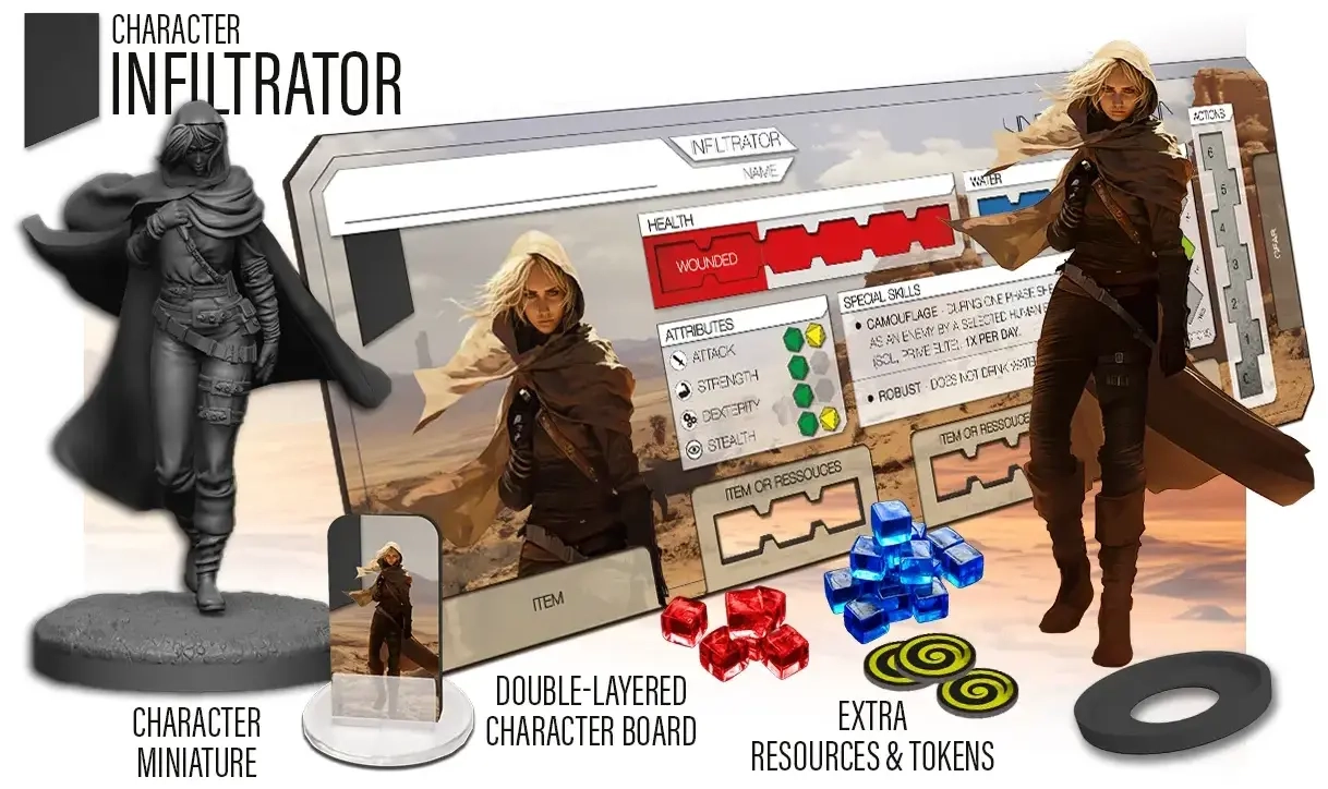 Under our Sun - Infiltrator - Character - Erweiterung