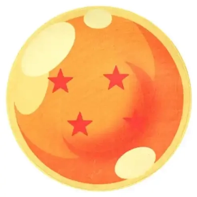 Dragon Ball Indoor-Matte 4 Stars Ball 60 x 60 cm
