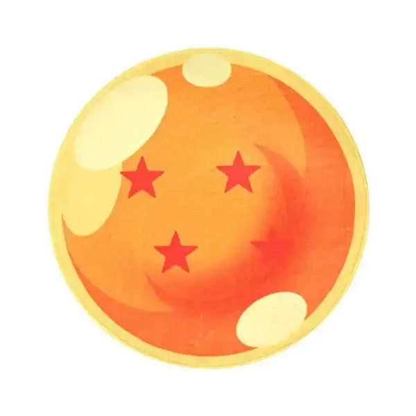 Dragon Ball Indoor-Matte 4 Stars Ball 60 x 60 cm