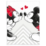 Disney Flanell-Fleecedecke Mickey & Minnie Mouse 150 x 200 cm