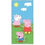Peppa Pig Velours-Handtuch 75 x 150 cm