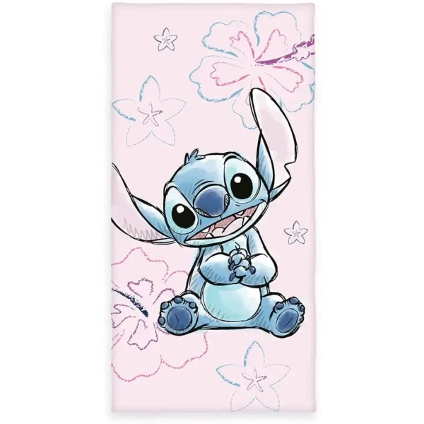 Lilo & Stitch Velours-Handtuch 75 x 150 cm