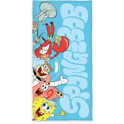Spongebob Schwammkopf Velours-Handtuch 75 x 150 cm