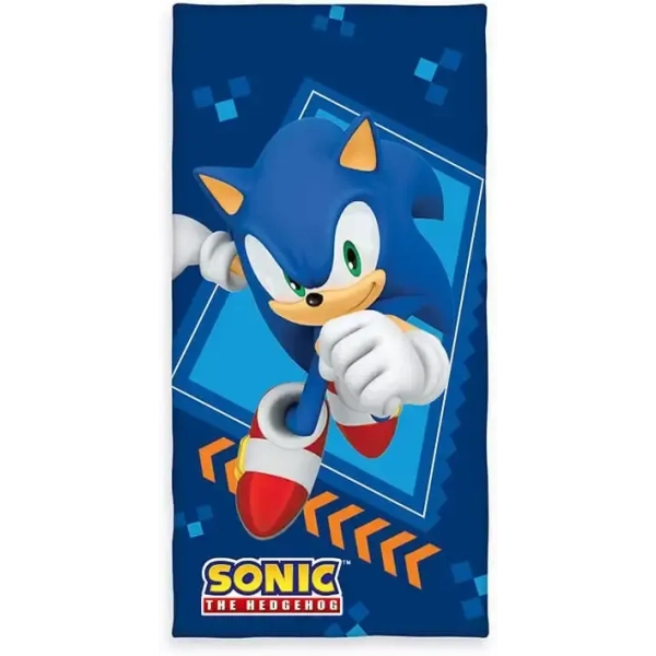 Sonic - The Hedgehog Velours-Handtuch 75 x 150 cm