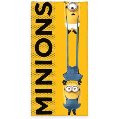 Minions Velours-Handtuch 75 x 150 cm
