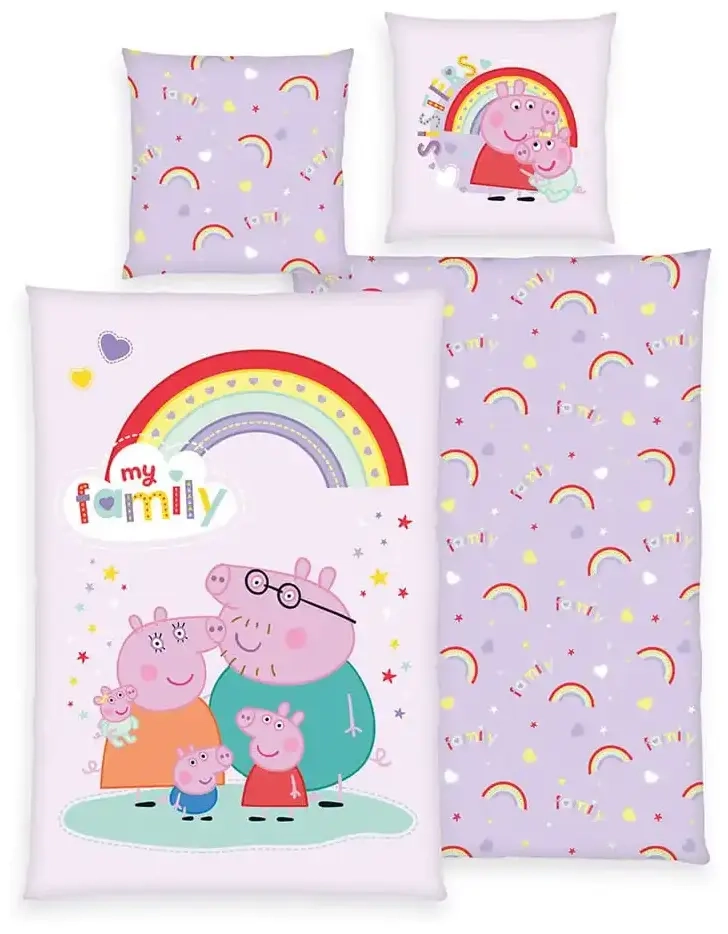 Peppa Pig Bettwäsche Ver. 2 135 x 200 cm