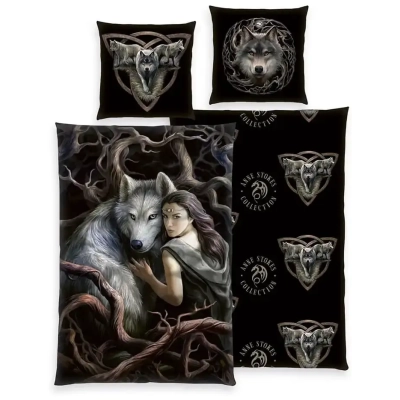 Anne Stokes Bettwäsche Wolfs 135 x 200 cm