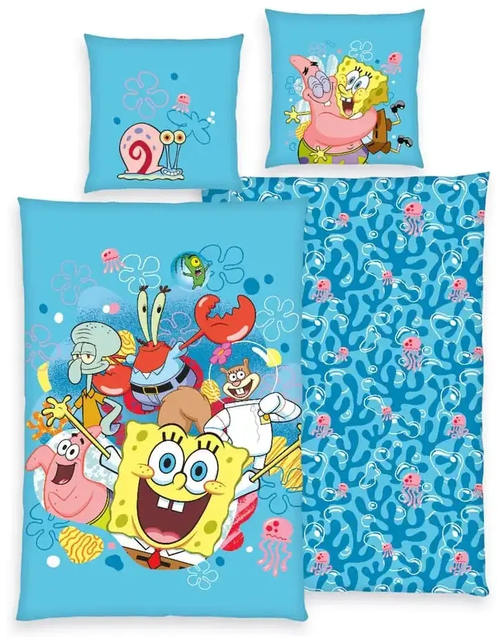 SpongeBob Schwammkopf Bettwäsche 135 x 200 cm