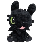 Dragons: Ohnezahn, glücklich, Kuscheltier - 18 cm