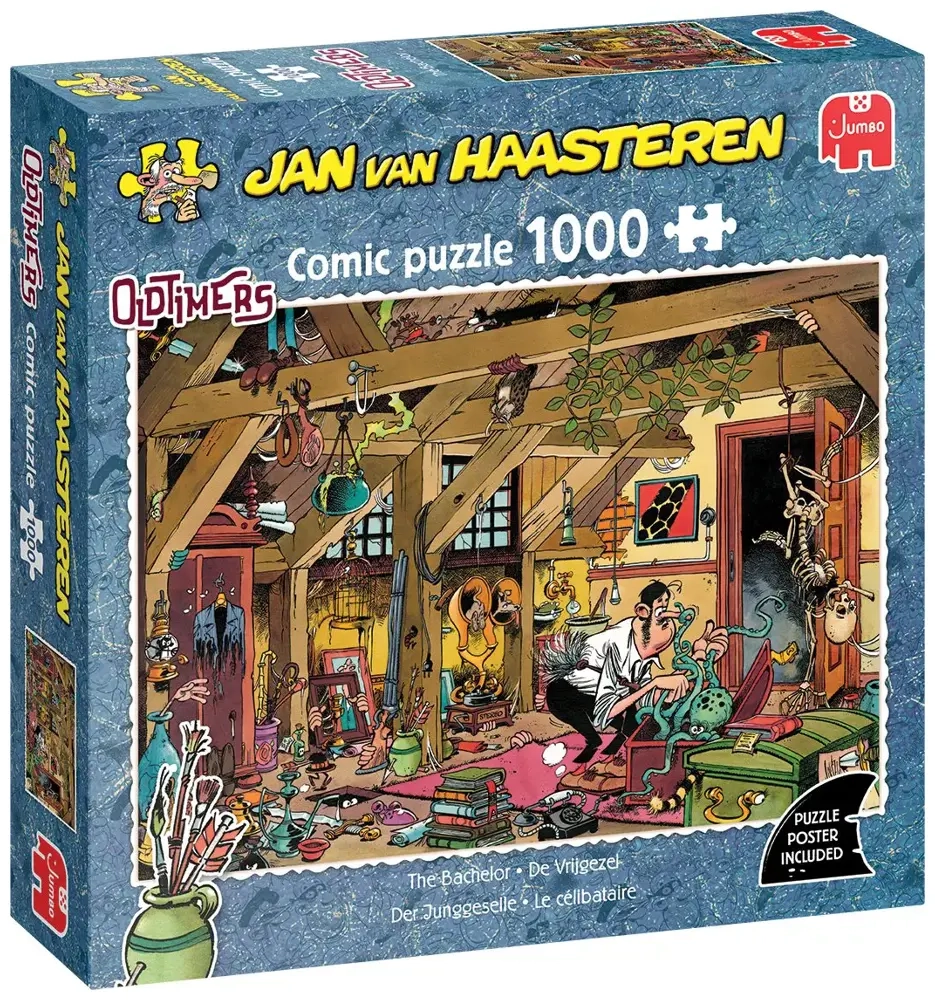 Der Junggeselle (Oldtimers) - Jan van Haasteren
