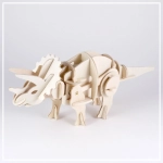 Triceratops [klein] - 3D Robotic Holzpuzzle
