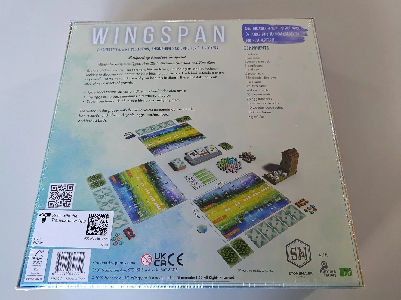 Wingspan 2. Edition - EN (Leicht Defekte Verpackung)