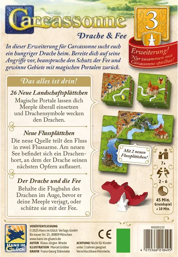 Carcassonne - Drache & Fee - Erweiterung