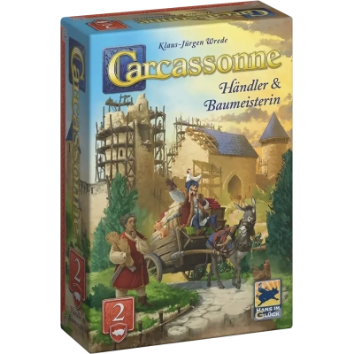 Carcassonne - Händler & Baumeisterin - Erweiterung