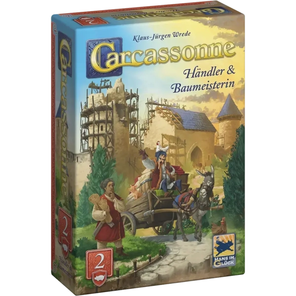 Carcassonne - Händler & Baumeisterin - Erweiterung