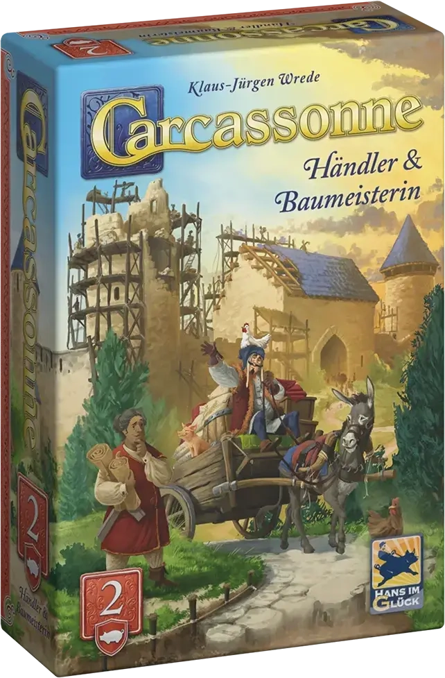 Carcassonne - Händler & Baumeisterin - Erweiterung
