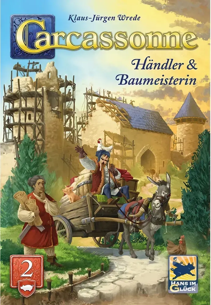 Carcassonne - Händler & Baumeisterin - Erweiterung