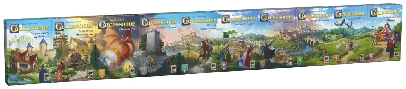 Carcassonne - Türme & Gauner - Erweiterung