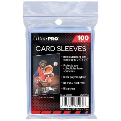 UP - Standard Sleeves - Regular Soft Card (100 Sleeves)