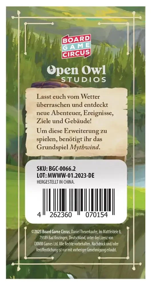 Mythwind: Wetterwechsel Erweiterung