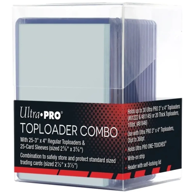 Toploader Deck Box Combo (inkl. 25 Toploader & 25 Sleeves)