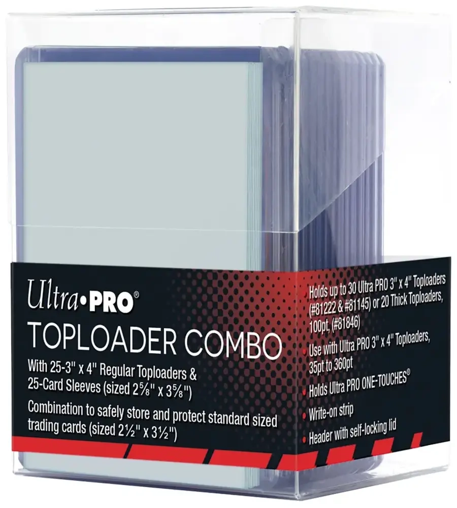 Toploader Deck Box Combo (inkl. 25 Toploader & 25 Sleeves)