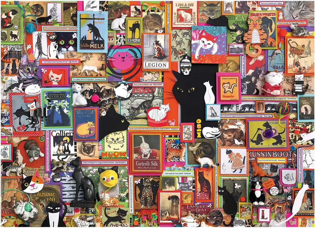 Katzen Collage