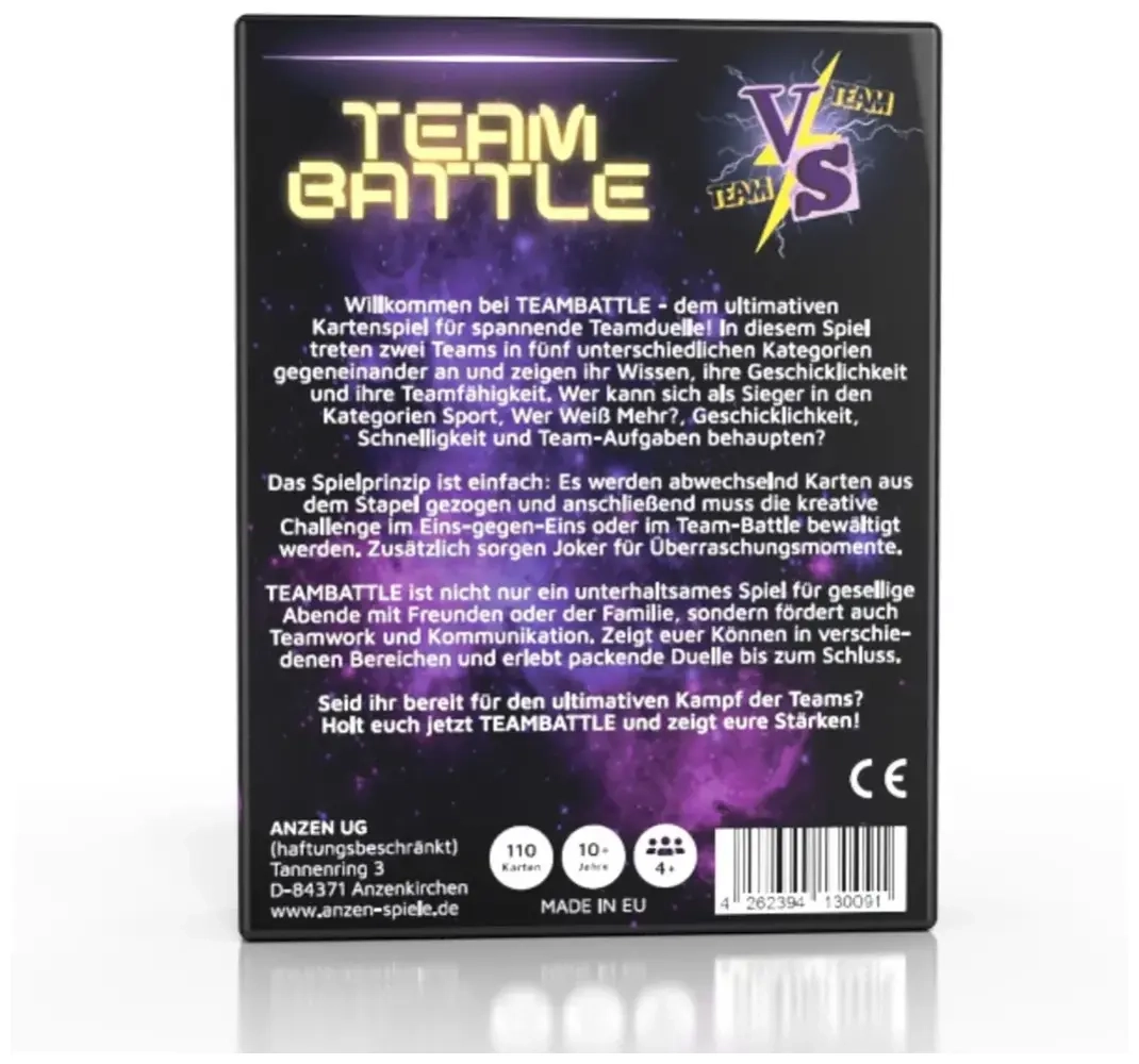 TEAMBATTLE Das Kartenspiel