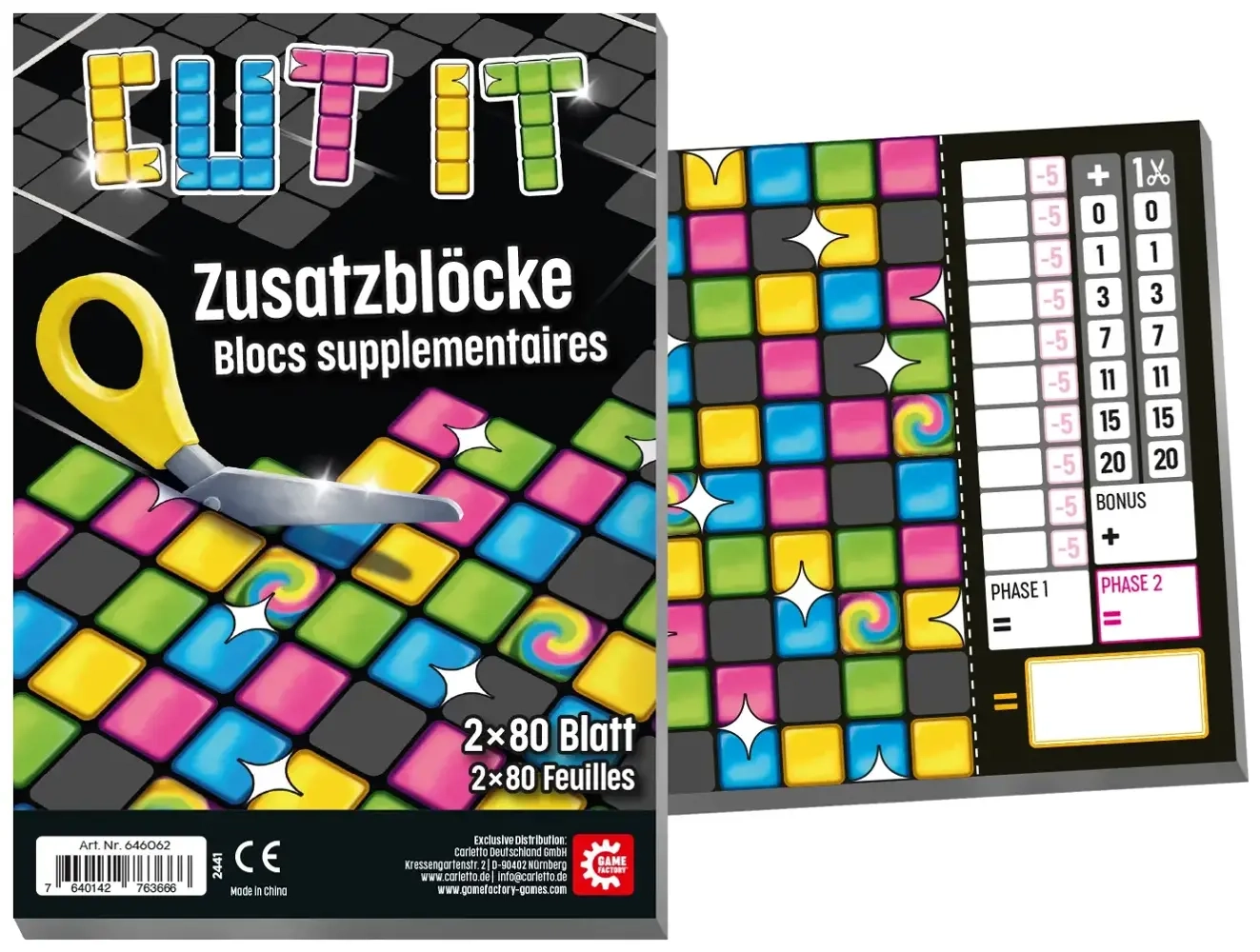 Cut it Zusatzblöcke - DE/FR