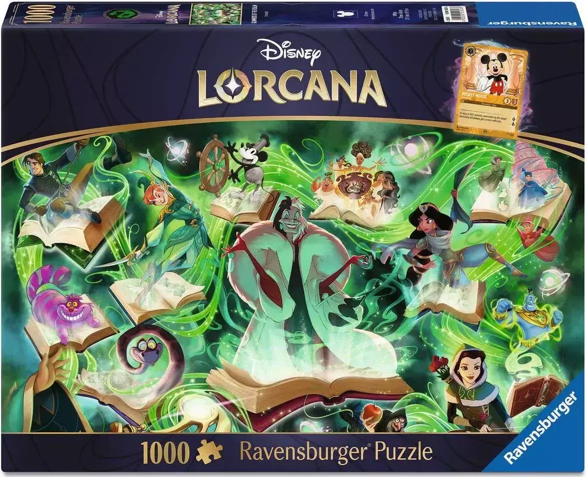 Disney Lorcana Puzzle Glimmers of the Realm: Emerald