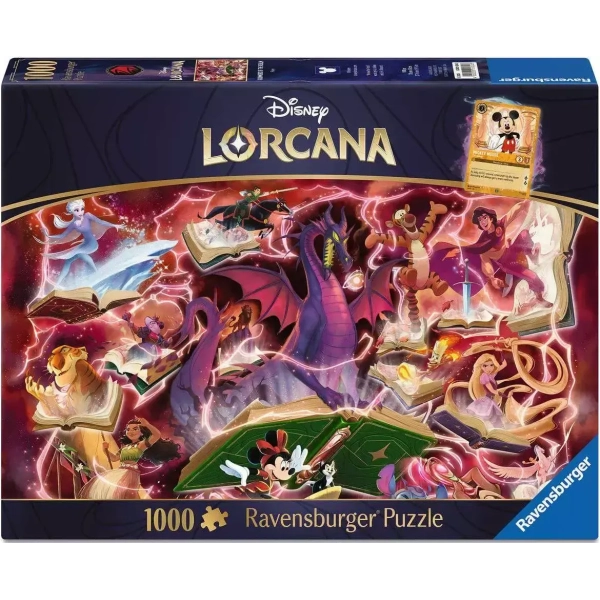 Disney Lorcana Puzzle Glimmers of the Realm: Ruby