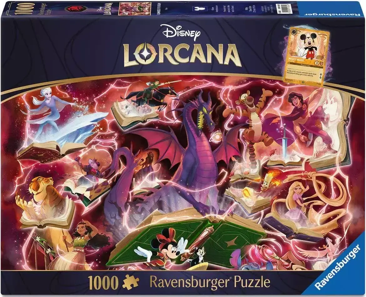 Disney Lorcana Puzzle Glimmers of the Realm: Ruby