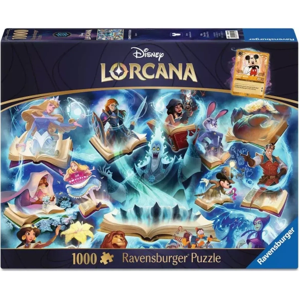 Disney Lorcana Puzzle Glimmers of the Realm: Sapphire