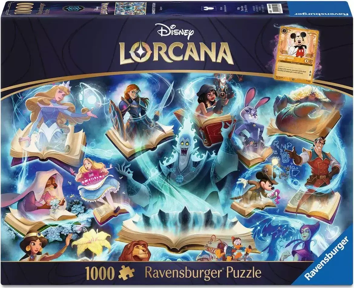 Disney Lorcana Puzzle Glimmers of the Realm: Sapphire