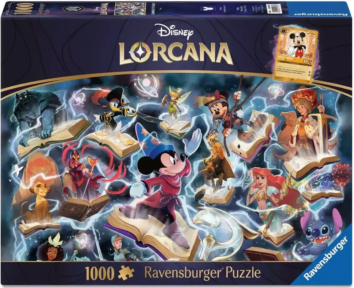 Disney Lorcana Puzzle Glimmers of the Realm: Steel (1000 Teile)